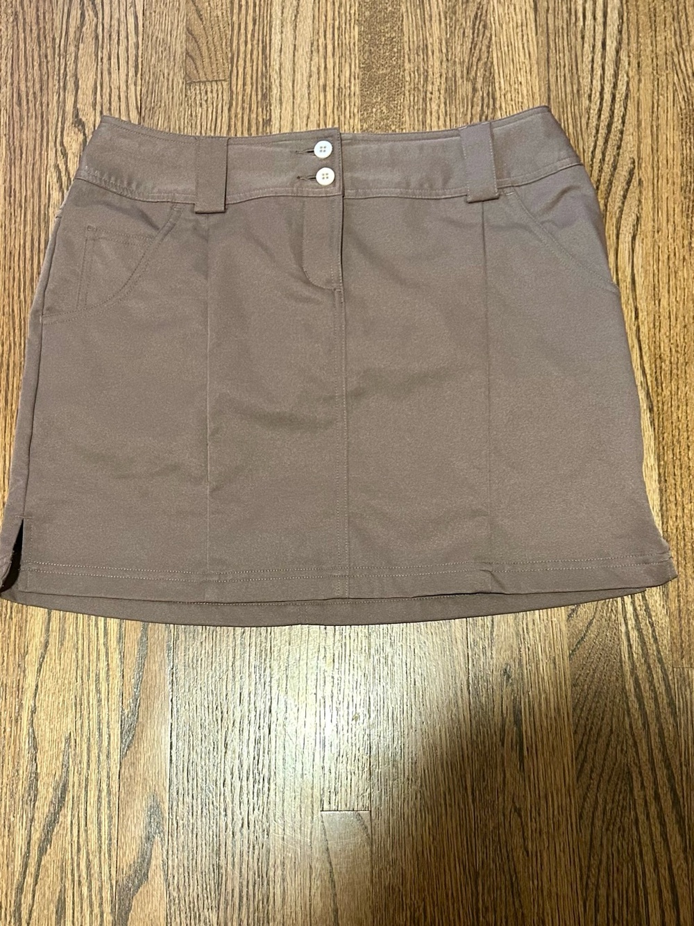 Adidas Golf Climacool Skort Size 4 Brown Athletic Tennis Skirt Set